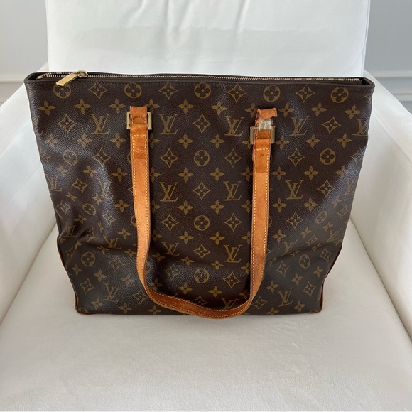 Louis Vuitton Monogram Cabas Mezzo Tote Bag - Picture 3 of 15